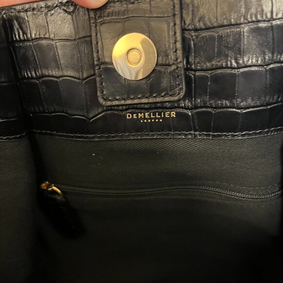 DeMellier The New York Bag Black Croc Effect Leather - Picture 11 of 15